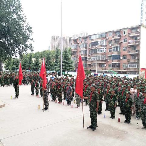 安阳市二十中七年级军训掠影