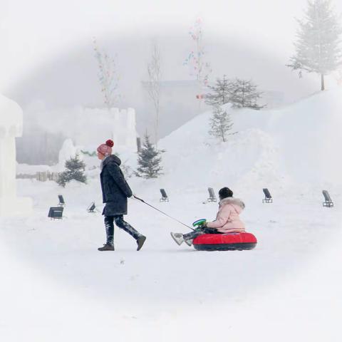我的家乡下雪了