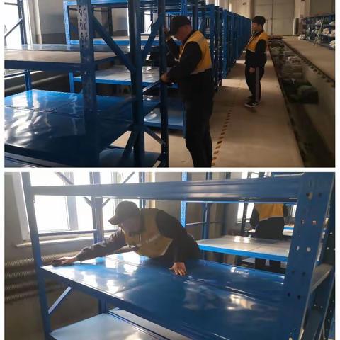 主题党日奉献活动——库房大扫除