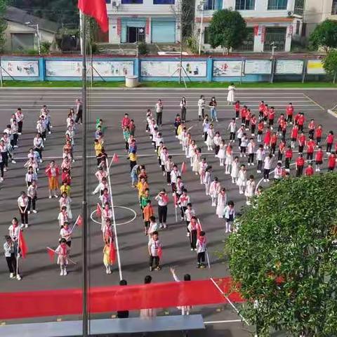 坝塘镇团山小学"红心向党，礼赞百年"庆六一红歌比赛活动纪实