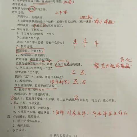 华师附小一年级写字学科视导资料