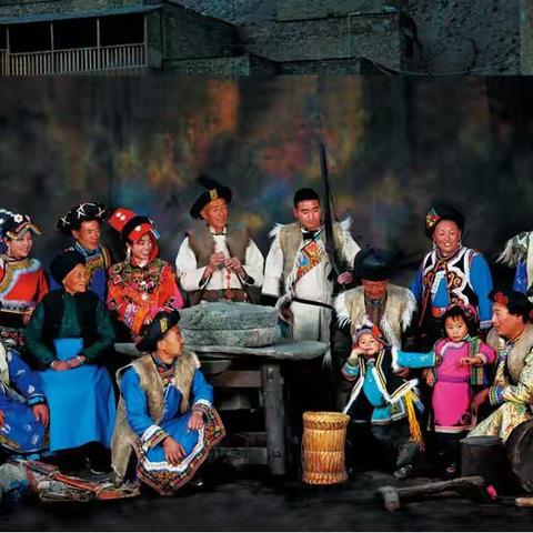 蓝天幼儿园中(一)班“欢欢喜喜迎羌年”主题教育活动