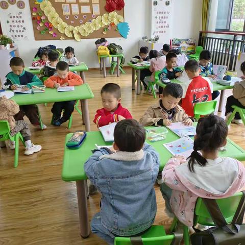 拉萨城投大地幼儿园2023年下学期大二班奇乐数学测验掠影