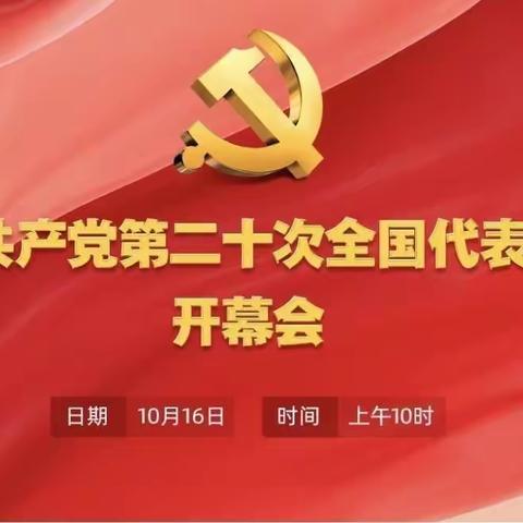 聆听报告振奋人心，集体学习倍感力量——滨城二小全体党员集体收看党的二十大开幕式