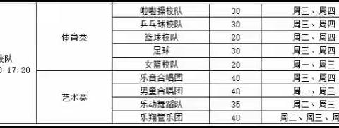 辽宁省实验学校赤山校区个性化教育课程简介（校队）