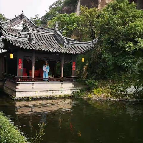 绍兴东湖看戏