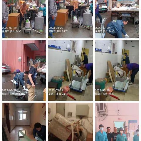 金棕苑小区3月份日常工作