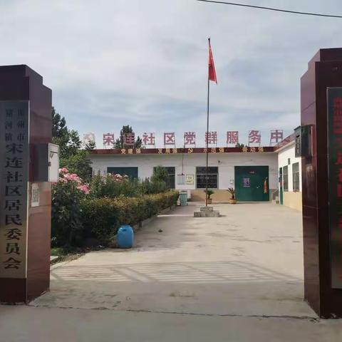 褚河街道宋连社区8月份主题党日活动