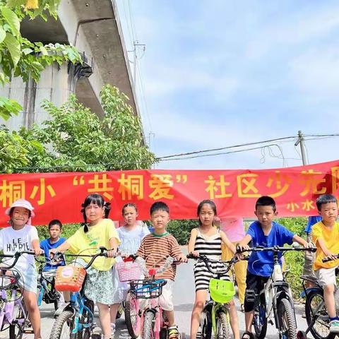 《节能环保，低碳出行》桐小一（5）班小水滴中队“共桐爱”社区少先队活动