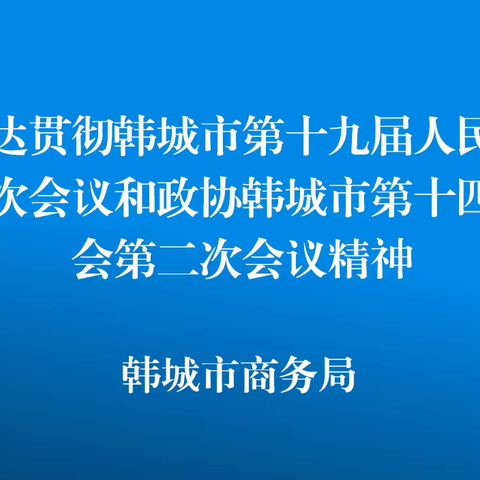 市商务局传达学习全市“两会”精神