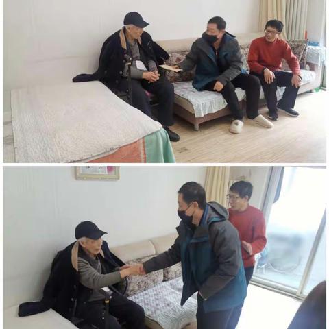 抚顺市粮食集团资产经营有限公司走访慰问离休老干部