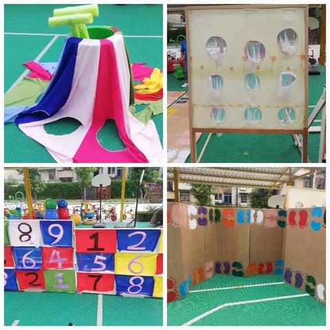 “创意无限 绿色环保”——上林县明山幼儿园家园自制户外体育器械展示及评比活动圆满完成！