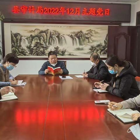 广平县审计局开展主题党日活动