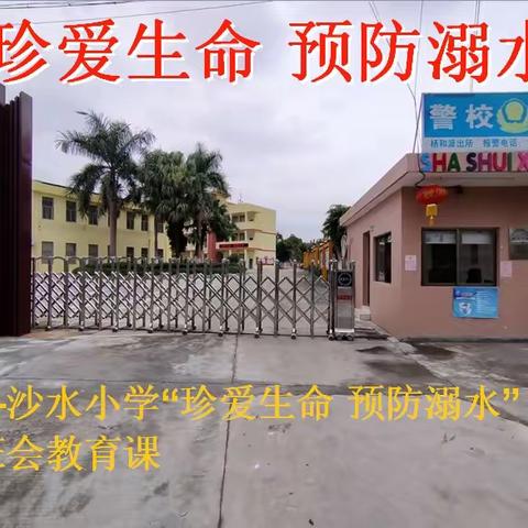 珍爱生命   预防溺水———沙水小学“珍爱生命 预防溺水”主题教育班会课