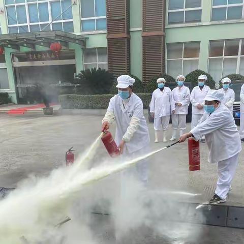 龙庄润集团•浙江宏达食品有限公司组织开展有限空间、消防安全知识培训及演练