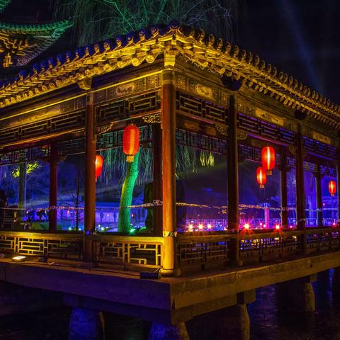 夜色中的【唐风晋韵】之美