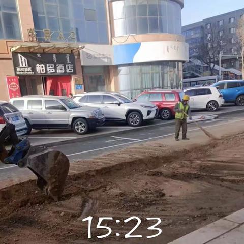 玉泉区九龙湾巷，永泰施工已完毕，已处理。(12345报单)