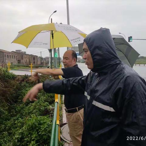 区农业农村中心开展暴雨期间水库安全检查