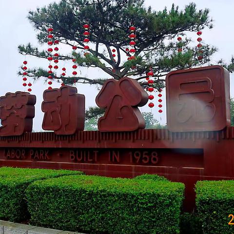 小雨中的劳动公园（2022.08.29）