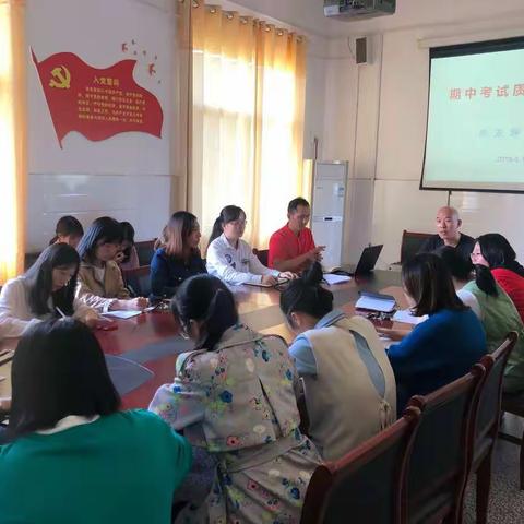 师生携手，砥砺前行——记早禾坪学校2019下学期期中考试质量分析大会