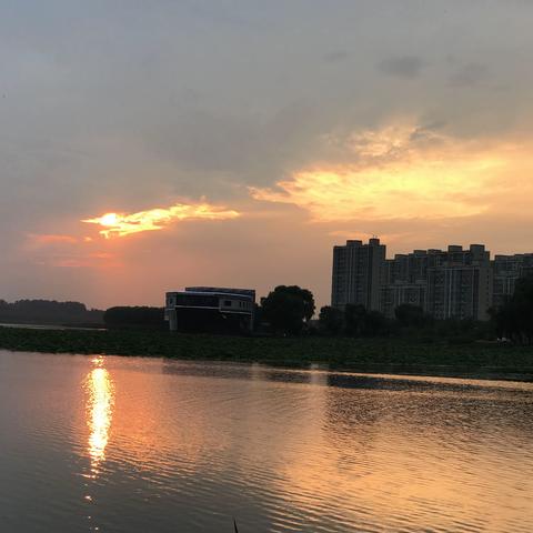 夕阳西照滦南北河