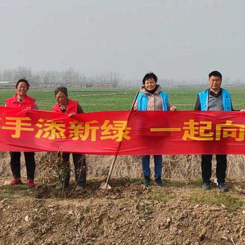 “携手添新绿，一起向未来”学雷锋-植树活动