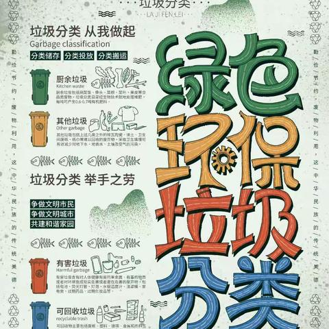 垃圾分类从我做起  让世界因我而美丽