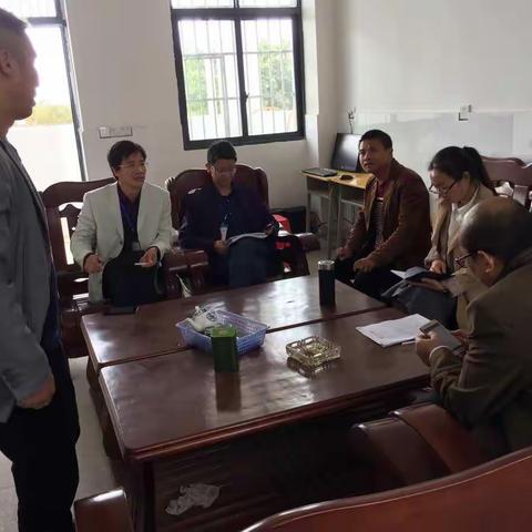 谢世裕教育督导工作站第16小组对科技城太和小学进行“全面改薄”工作专项督导