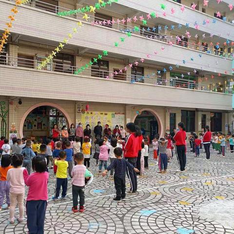 台山市白沙镇三八幼儿园“防拐骗演练”