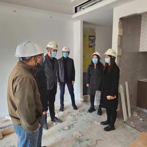 园办开发建设部对辖区项目持续开展进度查验和第四季度质量安全大检查