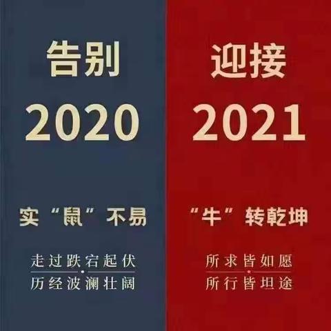 2020实鼠不疫、2021牛转乾坤