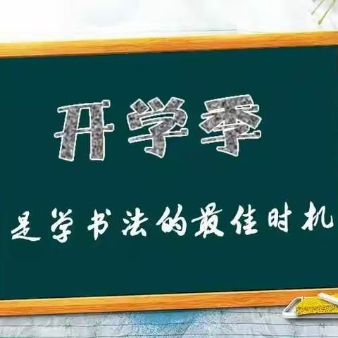 梓金轩书法培训学校秋季班开始招生啦！