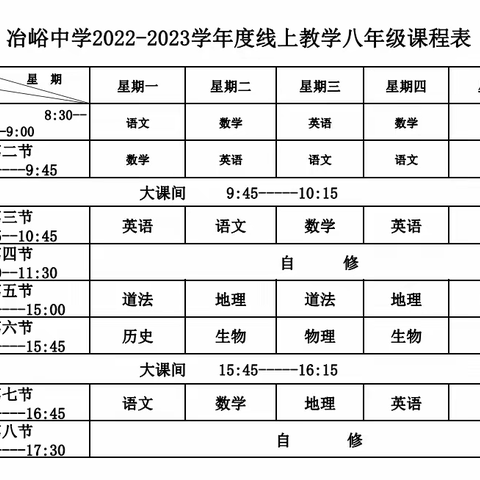 淳化县冶峪中学线上教学告家长书