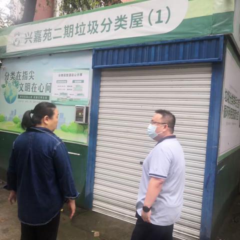 紧盯重点不松懈，身沉一线促落实——下渡街道党工委书记督导检查辖区垃圾分类工作