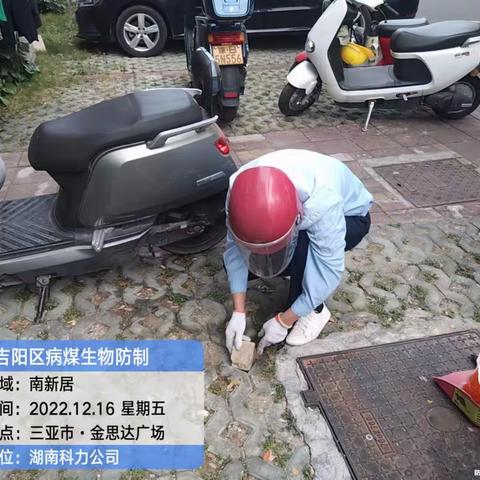 2022年12月16日湖南科力环境管理有限公司病媒生物防制工作情况