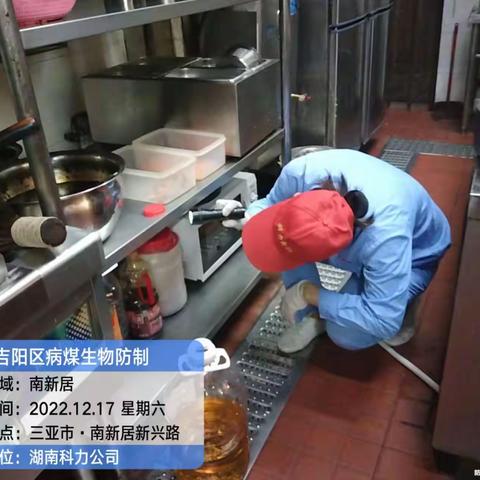 2022年12月17日湖南科力环境管理有限公司病媒生物防制工作情况