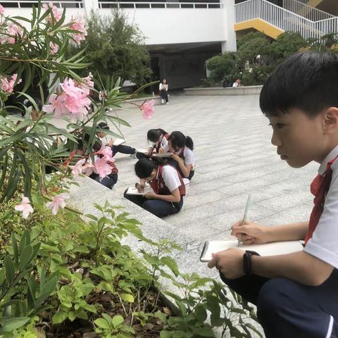 联正小学部602班户外写生课