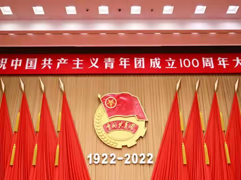 天王学校组织团员青年观看“庆祝中国共产主义青年团成立100周年大会”直播