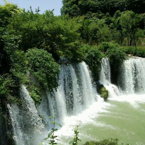 瀑高水深天河潭，山川秀美又壮观(2018年6月7日)