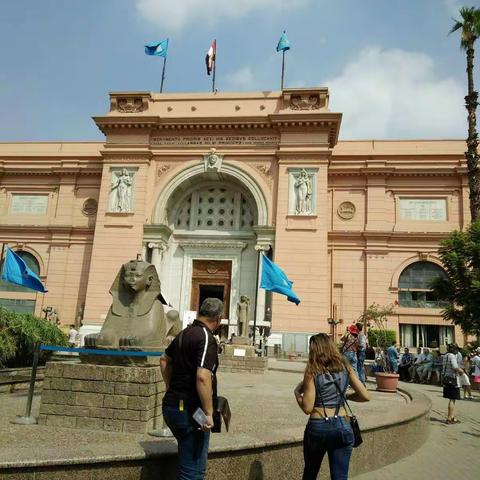 埃及开罗游一考古博物馆、金字塔、狮身人面像(2018年9月16日)