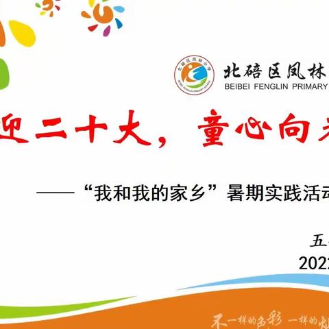 喜迎二十大，童心向未来——凤林娃五年级假日小队在行动