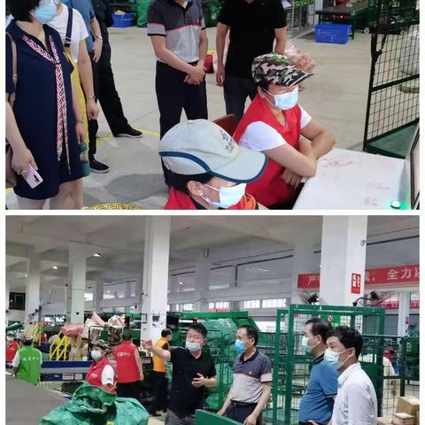 省寄递事业部党委委员、资深经理、副总经理刘波一行莅临吉安开展综合调研