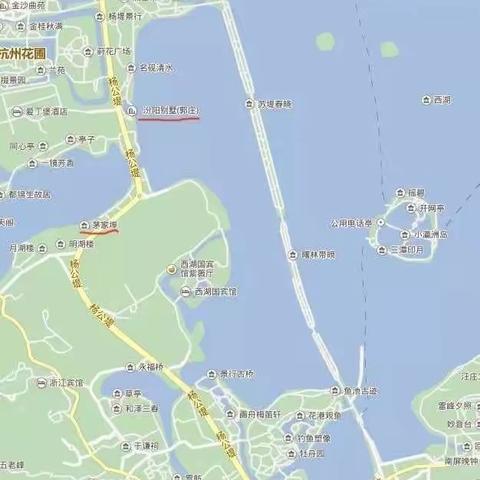 杭州西湖西岸杨公堤风景区掠影