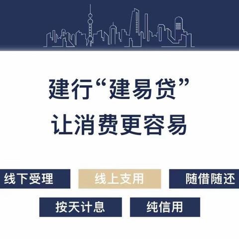 建设银行田地支行营销“建易贷”取得初步成果