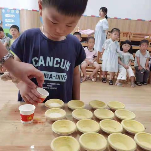 生活体验蛋挞制作|灵溪镇艺鸣幼儿园