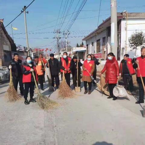 任固镇冯家巷村“干干净净过新年 -春节环境卫生大扫除”活动