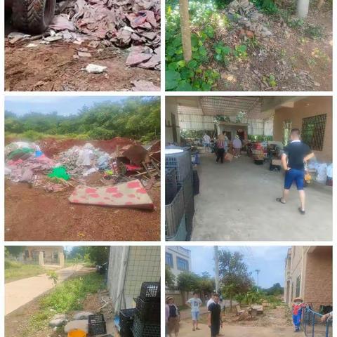 “我为群众办实事”大林村委会开展环境卫生整治工作