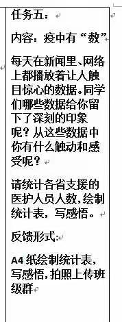 “停课不停学，在战‘疫’中成长”之“敬畏”——主题课程任务五记实