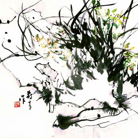 这样写兰，独特（蔚青兰花鉴赏2）