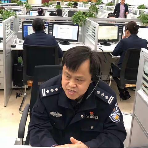 交警支队继续做好12345政府服务热线第九次轮值工作